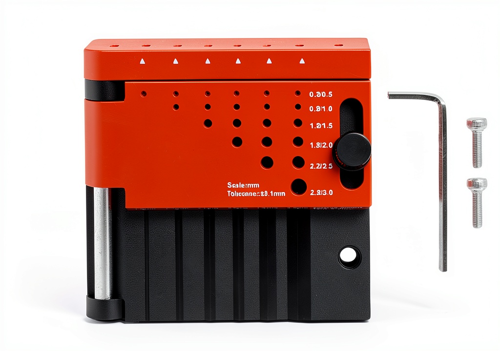 Model building with round rod drill locator