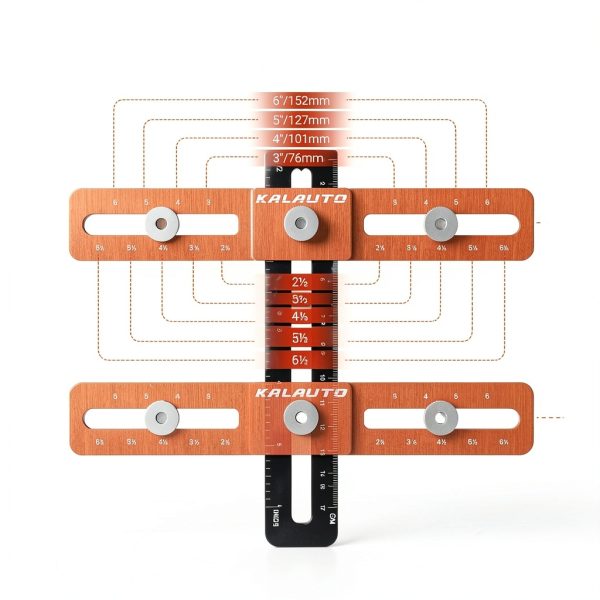 KALAUTO Cabinet Hardware Jig Powder Coated Drilling Holder-1