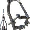 Generic Square Hole Drill Bracket Steel Adjustable Holder-0