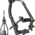 Generic Square Hole Drill Bracket Steel Adjustable Holder-0