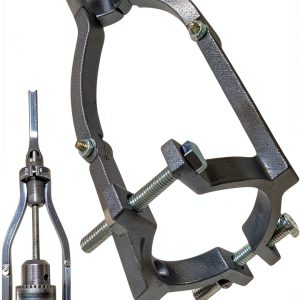 Generic Square Hole Drill Bracket Steel Adjustable Holder-0