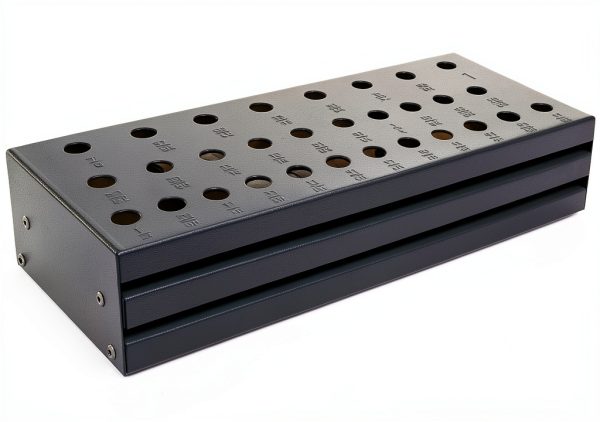 Huot Drill Bit Stand Steel Epoxy Finish Holds Fractional-0