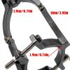 Generic Square Hole Drill Bracket Steel Adjustable Holder-6