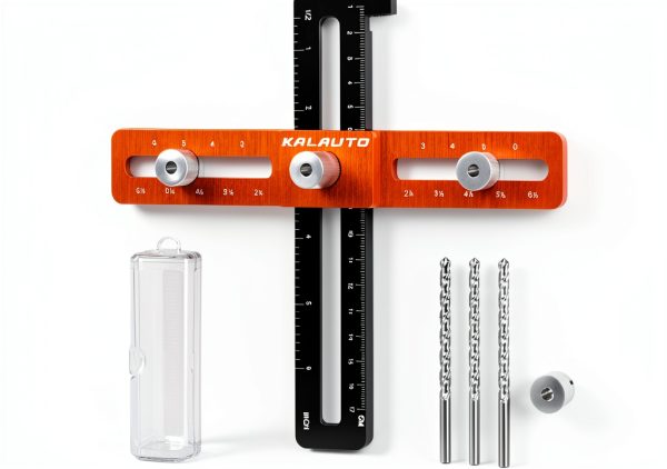 KALAUTO Cabinet Hardware Jig Powder Coated Drilling Holder-0
