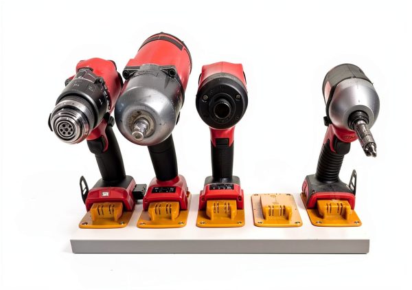 Drill Holder Wall Mount ABS Material Fit Dewalt 20V Tools-4