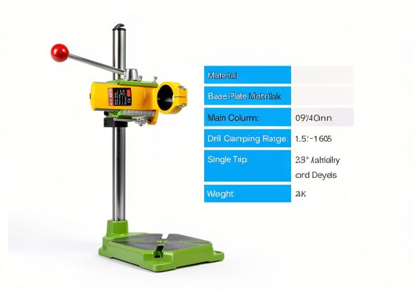 IRONWALLS Drill Press Stand Portable Aluminum Manual Winding-1
