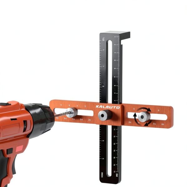 KALAUTO Cabinet Hardware Jig Powder Coated Drilling Holder-4