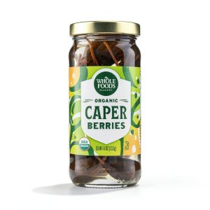 Organic Caper Berries Whole Foods 4oz Capers-0