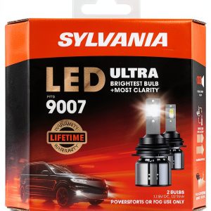 Sylvania 9007 LED Fog Light Bulb 6000K Cool White LongLife Replacement-0