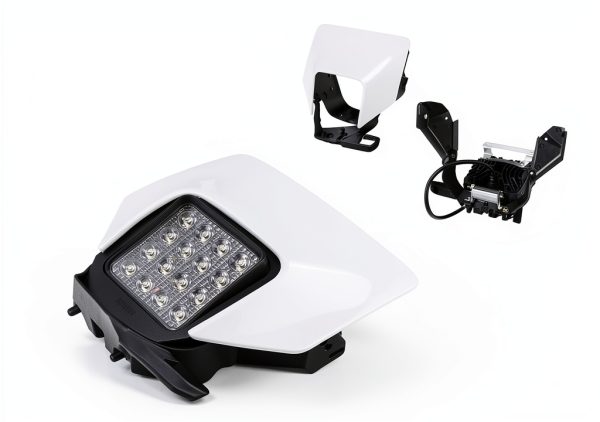 MCHMFG LED Motorcycle Headlight 32W Waterproof Universal Fit Black-4