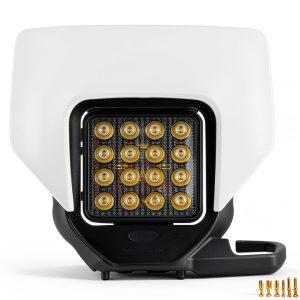 MCHMFG LED Motorcycle Headlight 32W Waterproof Universal Fit Black-0
