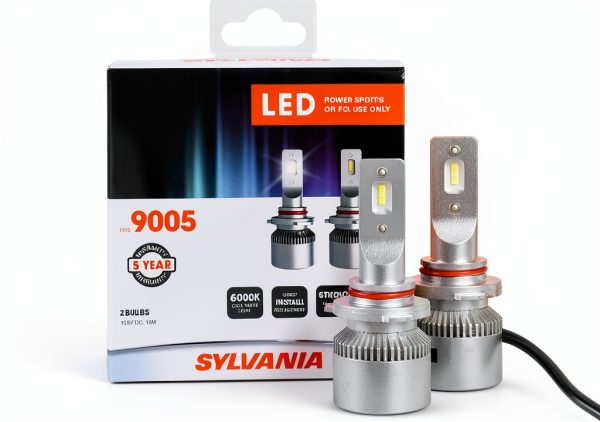 Sylvania LED Fog Light Bulb 9005SL.BX2 50W 6000K Cool White-0