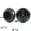 Tugwuetlwu 7" LED Headlight Kit 4500Lumen High Beam Black/Chrome-2