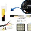 MCHMFG LED Motorcycle Headlight 32W Waterproof Universal Fit Black-3