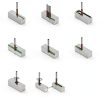 Tools Carbide Square End Mill, ACO Coating,Corner Chamfer Spiral Router Bits, Cutting for Hardened Steel(55-65HRC), Titanium Alloys, for Rough Machining, 4 Flute,3/8" Shank (.375(3/8)", 2pcs)-3